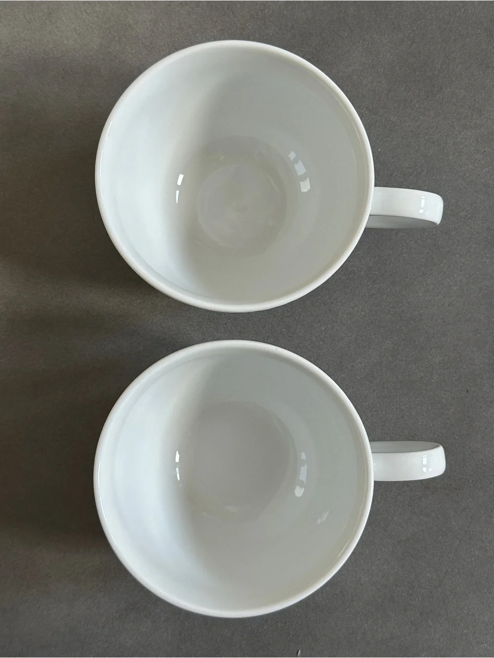 IKEA Promenad Coffee Cup Set of 2 Geometric Blue and White Floral Lace Pattern